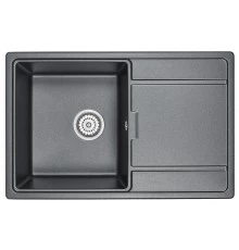 Кухонная мойка GRANULA (7804, ШВАРЦ)
