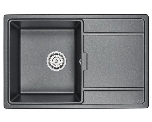 Кухонная мойка GRANULA (7804, ШВАРЦ)