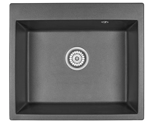 Кухонная мойка GRANULA (6001, ЧЕРНЫЙ)