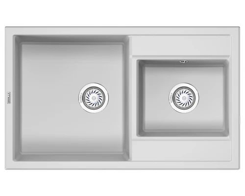 Кухонная мойка GRANULA (8201, АРКТИК)