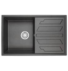 Кухонная мойка GRANULA (8002, ЧЕРНЫЙ)