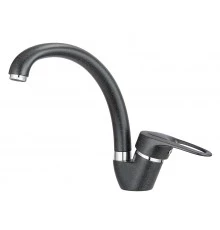 03-ST, ЧЕРНЫЙ Смеситель для кухни, GRANULA STANDART