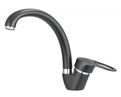 03-ST, ЧЕРНЫЙ Смеситель для кухни, GRANULA STANDART