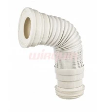 Гофрированная труба D110мм для унитаза max длина 680мм, PUSH-FIT, WIRQUIN