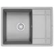 Кухонная мойка GRANULA (6501, АЛЮМИНИУМ)