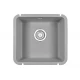 Кухонная мойка GRANULA (3801, АЛЮМИНИУМ)