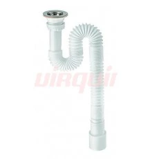 Сифон гофрированный 1 1/4*40/50 длина 800мм (GS2045), WIRQUIN