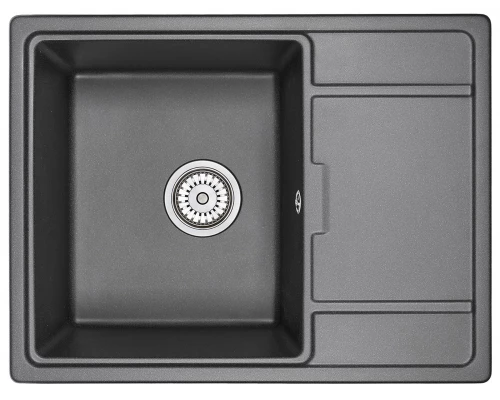 Кухонная мойка GRANULA (6503, ЧЕРНЫЙ)