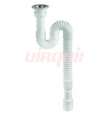 Сифон гофрированный 1¼ х 32/40 мм, L800 мм WIRQUIN