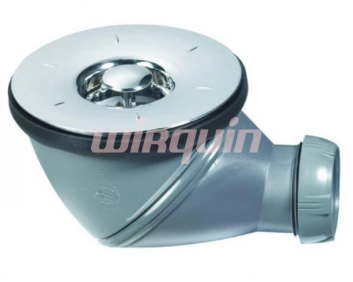 Сифон JAMES D90 мм, выход D40 мм, мультипозиционный, WIRQUIN