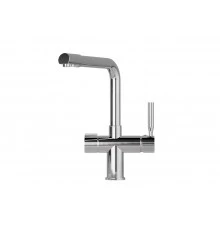 2088, ХРОМ Смеситель для кухни однорыч., с подкл. для питьевой воды, GRANULA