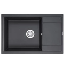Кухонная мойка GRANULA (7805, ЧЕРНЫЙ)