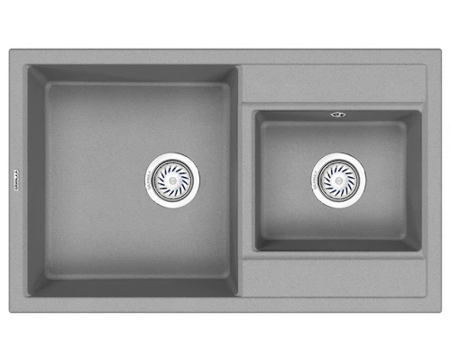 Кухонная мойка GRANULA (8201, БАЗАЛЬТ)