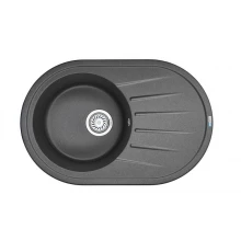 Кухонная мойка GRANULA (7601, ГРАФИТ)