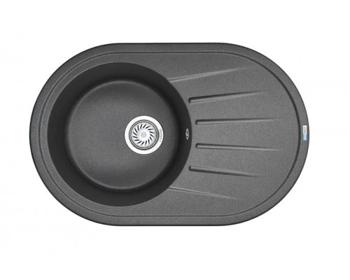 Кухонная мойка GRANULA (7601, ГРАФИТ)