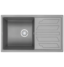 Кухонная мойка GRANULA (8601, АЛЮМИНИУМ)