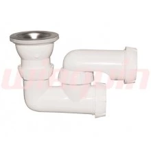 Сифон для ванны и душевого поддона SP регулируемый 1/2х40 мм., WIRQUIN