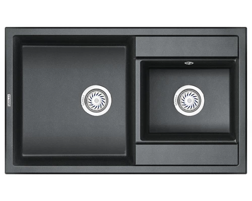 Кухонная мойка GRANULA (8201, ШВАРЦ)
