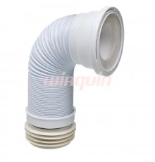 Гофрированная труба для унитаза армированная L290-640 мм, D110 мм, PUSH-FIT