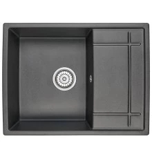 Кухонная мойка GRANULA (6501, ЧЕРНЫЙ)