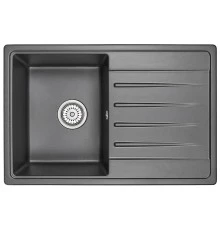 Кухонная мойка GRANULA (7602, ЧЕРНЫЙ)