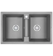 Кухонная мойка GRANULA (8101, АЛЮМИНИУМ)