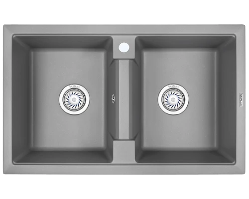 Кухонная мойка GRANULA (8101, АЛЮМИНИУМ)