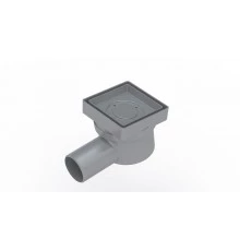 Трап водосток напольный TREND Keramik 100*100 под керамическую плитку, D50 боковой, BERGES