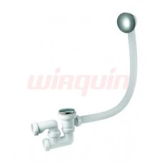 QUICK CLAC Сифон для ванны SP602 с автомат выпуском, дл. 700 мм - хром., WIRQUIN