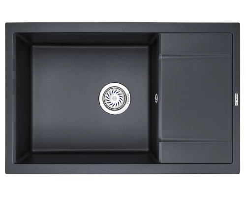 Кухонная мойка GRANULA (7805, ШВАРЦ)