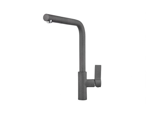 2502, ГРАФИТ Смеситель для кухни однорыч.,черно-сер., GRANULA