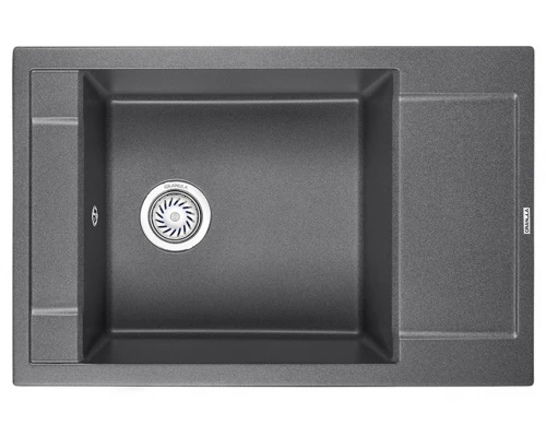 Кухонная мойка GRANULA (7806, ГРАФИТ)