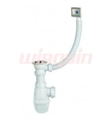 Сифон МИНОР с выпуском 1½ х 40 мм с переливом