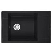 Кухонная мойка GRANULA (7806, ЧЕРНЫЙ)