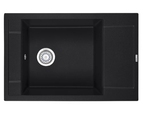 Кухонная мойка GRANULA (7806, ЧЕРНЫЙ)