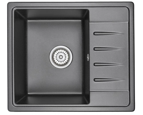 Кухонная мойка GRANULA (5803, ЧЕРНЫЙ)