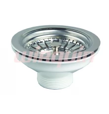 Выпуск для мойки из нерж. стали D 90, WIRQUIN