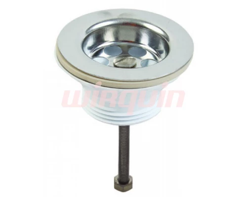 Выпуск с нержавеющей решеткой D63 мм.WIRQUIN