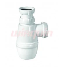 МИНОР (SM1000) сифон 1 1/2*40 мм без выпуска, WIRQUIN