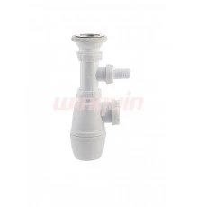 Сифон МИНОР 1¼ х 40 мм с отводом и с выпуском WIRQUIN