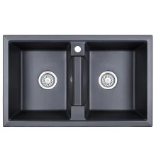 Кухонная мойка GRANULA (8101, ШВАРЦ)