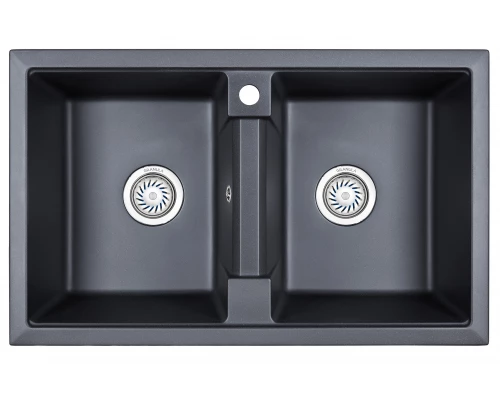 Кухонная мойка GRANULA (8101, ШВАРЦ)