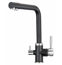 Комплект кухонный смеситель Granula 2015 Шварц + Фильтр Granula