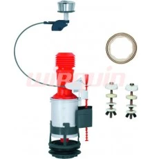 Сливной механизм MW2 с двумя режимами слива с гофрированным переливом, WIRQUIN