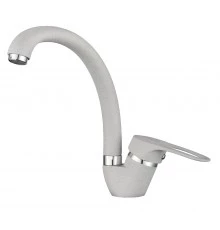 03-ST, БАЗАЛЬТ Смеситель для кухни, сер., GRANULA STANDART