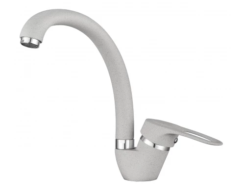 03-ST, БАЗАЛЬТ Смеситель для кухни, сер., GRANULA STANDART