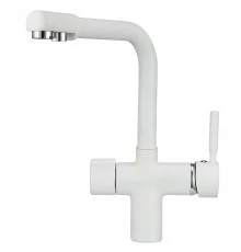 2088, АРКТИК Смеситель для кухни однорыч., с подкл. для питьевой воды, бел., GRANULA