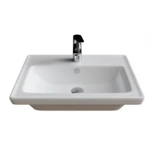 Раковина EKOKERAMA QUATTRO 0118 мебельная 603х438мм белый касабланка (EK118Р)