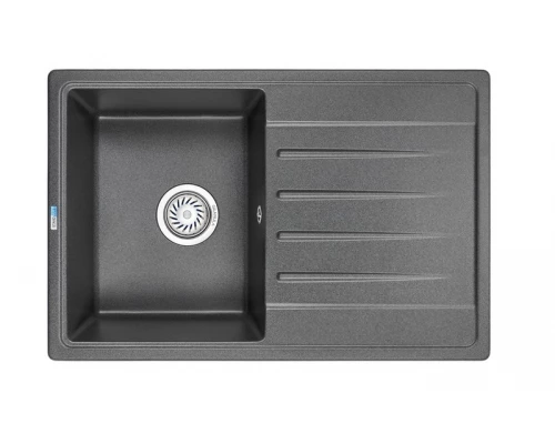 Кухонная мойка GRANULA (7602, ГРАФИТ)