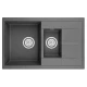 Кухонная мойка GRANULA (7802, ГРАФИТ)